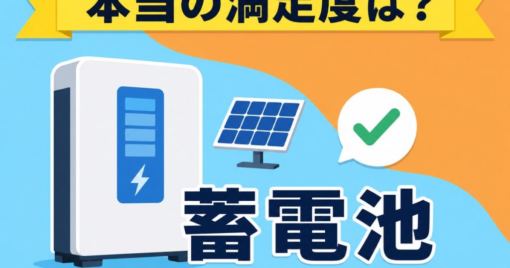 蓄電池つけてよかったという声のまとめサムネイル