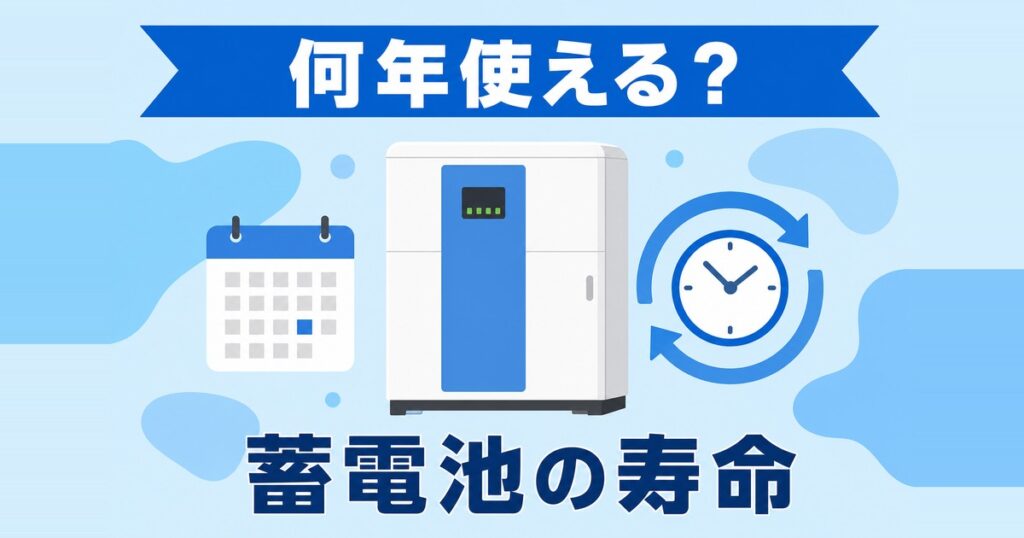 家庭用蓄電池の寿命比較に関するサムネイル